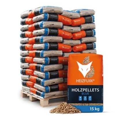 Heizfuxx Holzpellets Blue - Palette (15kg x 65) Sack, 975kg
