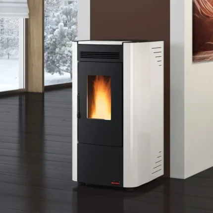 La Nordica Extraflame Ketty 5.0 6,5 kW Weiß, Kompakter Pelletofen mit hoher Effizienz